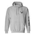 thumbnail image 1 of U.S. Air Force Black Sleeve Print Adult Hooded Sweatshirt, 1 of 3