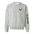 thumbnail image 1 of U.S. Air Force Black Sleeve Print Crewneck Sweatshirt, 1 of 4