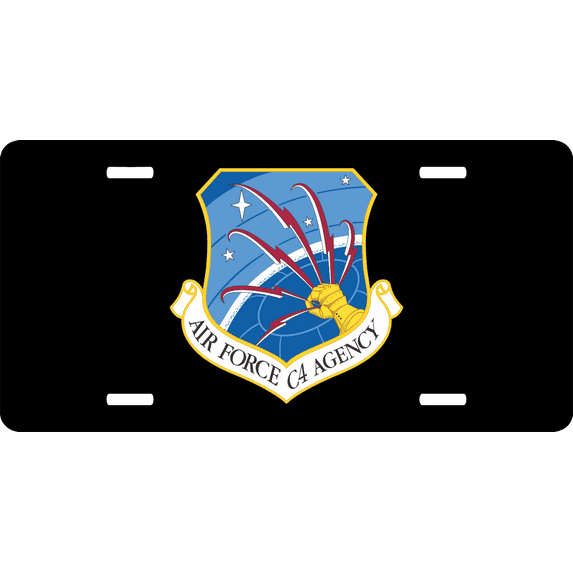 U.S. Air Force C4 Command License Plate