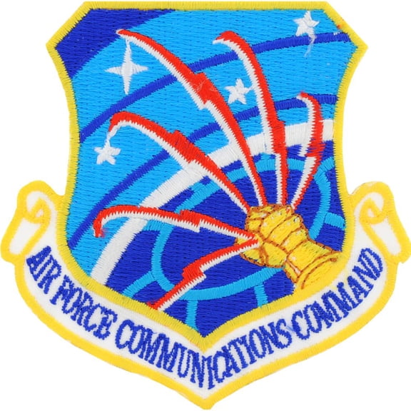 U.S. Air Force Communications Command Shield Patch 3"