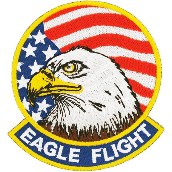 U.S. Air Force Eagle Flight Patch 3"