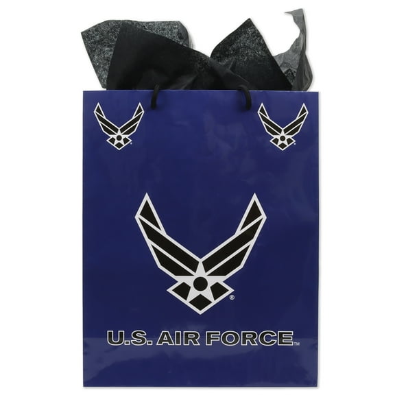 U.S. Air Force Gift Bag 1 Pc. - Proudly Displaying the Official U.S. Air Force Logo & Emblems. This Air Force bag makes every gift exceptional. by Havercamp