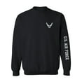 thumbnail image 1 of U.S. Air Force Grey Sleeve Print Crewneck Sweatshirt, 1 of 3
