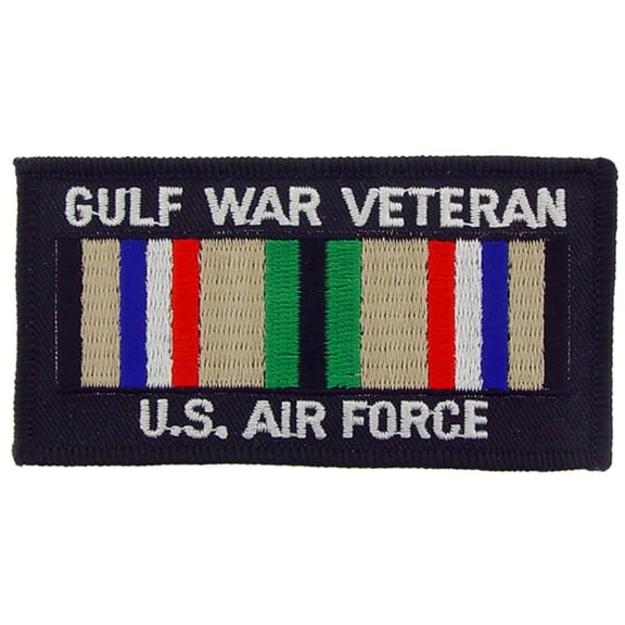 U.S. Air Force Gulf War Veteran Ribbon Patch 4"