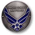 thumbnail image 1 of U.S. Air Force Hiking Stick Medallion, 1 of 1