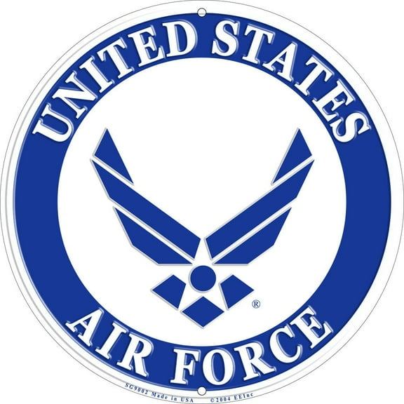 Eagle Emblems SG9002 Sign - U.S.Air Force Symbol - 12 in.