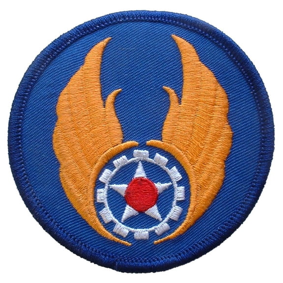 U.S. Air Force Material Command Patch Blue & Yellow 3"