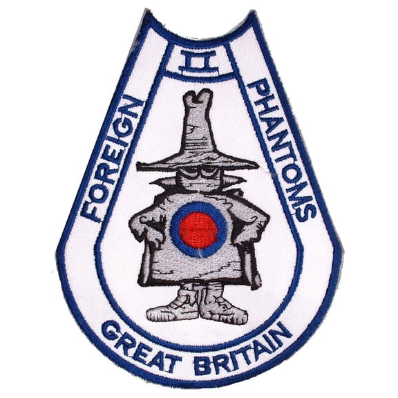 U.S. Air Force Phantom Great Britain Patch 3 3/4"