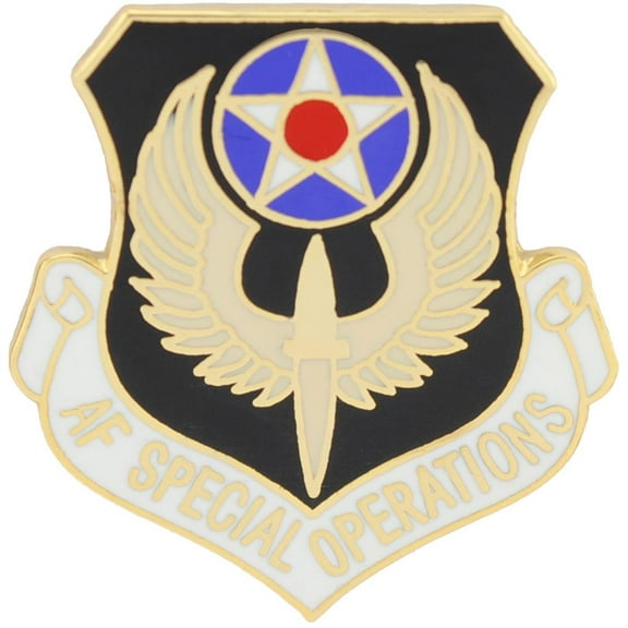 Eagle Emblems P15975 Pin - USAF, Special Operations - 1 in.