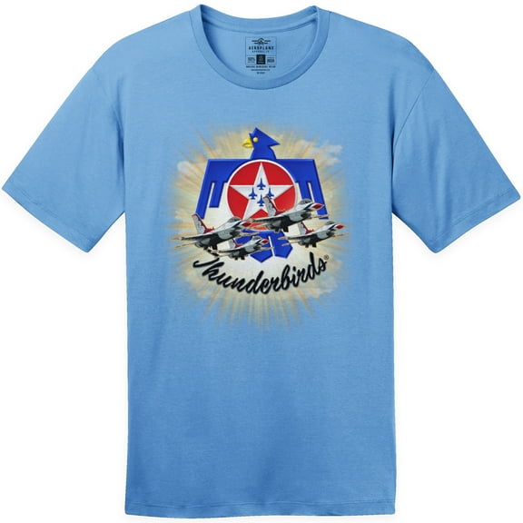U.S. Air Force Thunderbirds in Flight Officially Licensed Aeroplane Apparel Co. T-Shirt