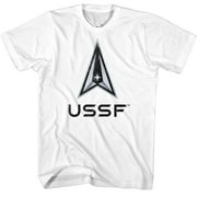U.S. Air Force U.S. Space Force Gradient White Adult T-Shirt