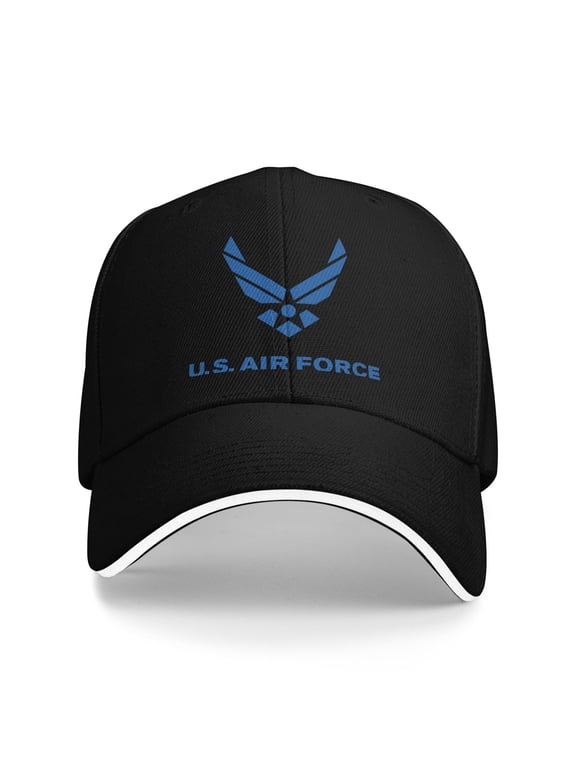 U.S. Air Force Unisex Adult Baseball Caps Adjustable Casquette Dad Hat Sandwich Cap Outdoors Headwear