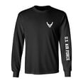 thumbnail image 1 of U.S. Air Force White Sleeve Print Adult Long Sleeve T-shirt, 1 of 3