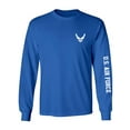 thumbnail image 1 of U.S. Air Force White Sleeve Print Adult Long Sleeve T-shirt, 1 of 3