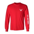 thumbnail image 1 of U.S. Air Force White Sleeve Print Adult Long Sleeve T-shirt, 1 of 3