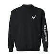thumbnail image 1 of U.S. Air Force White Sleeve Print Crewneck Sweatshirt, 1 of 3