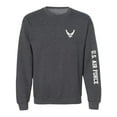 thumbnail image 1 of U.S. Air Force White Sleeve Print Crewneck Sweatshirt, 1 of 3