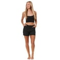 thumbnail image 1 of U.S. Apparel Womens Board Shorts 4 Way Stretch Quick-Dry 5 inseam Shorts, Black, Size: S, US Apparel, 1 of 5