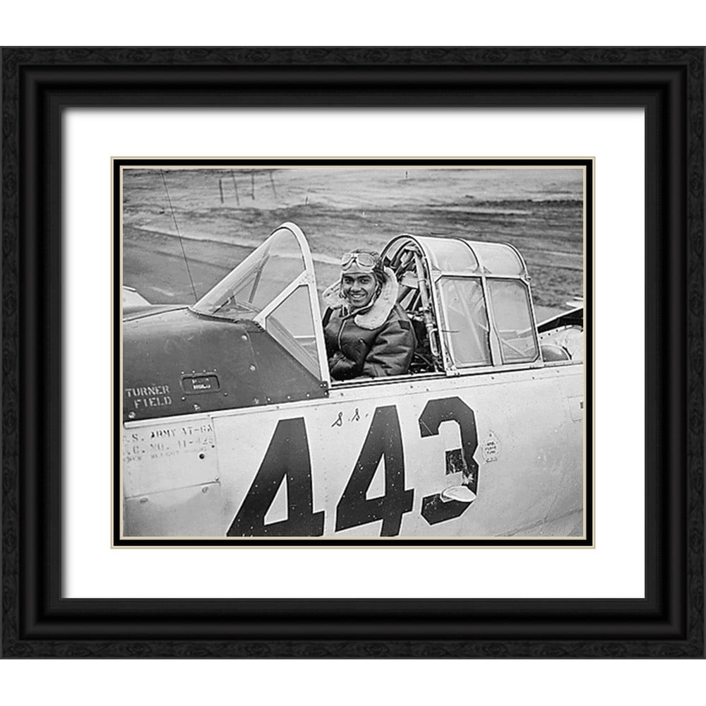 U.S. Archives 32x26 Black Ornate Wood Framed with Double Matting Museum ...