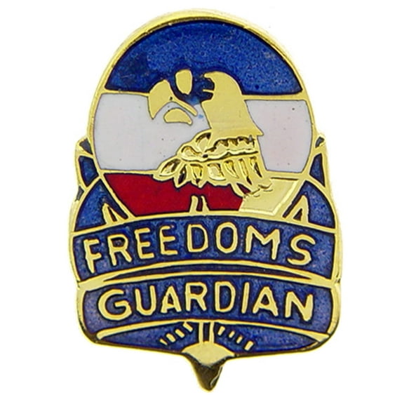 U.S. Armed Forces, Freedom's Guardian Enamel Lapel Pin - Officially Licensed Originals, Pin - 1"