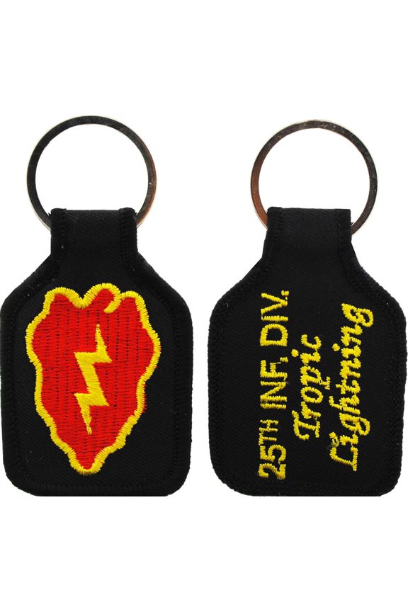 Eagle Emblems KC0027 Key Ring - Army, 25th Division - Embark - 1.88 x 2.75 in.