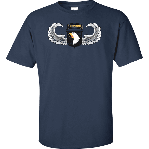 U.S. Army 101st Airborn With Jump Wings T-shirt