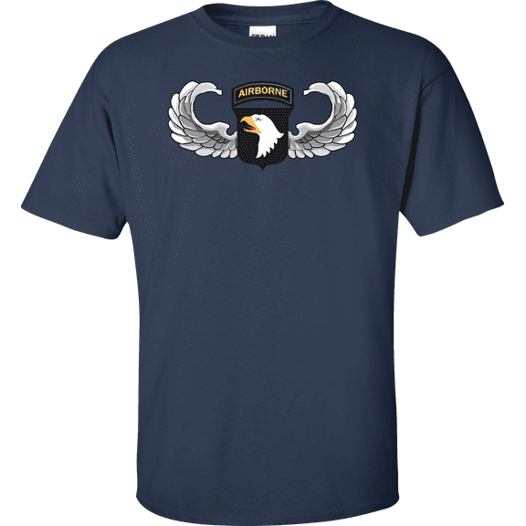 U.S. Army 101st Airborn With Jump Wings T-shirt