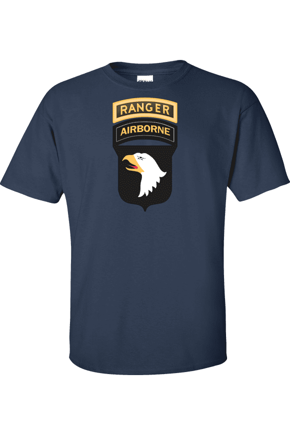 U.S. Army 101st Airborne Division With Ranger Tab T-shirt