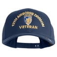thumbnail image 1 of U.S. Army 13th Airborne Divison Embroidered Retro Cotton Blend Snapback Cap - Navy OSFM, 1 of 5