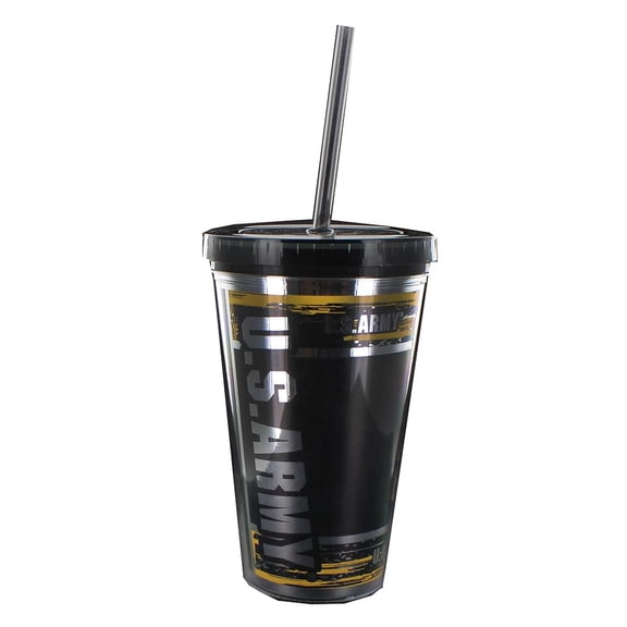 U.S. Army 16oz Carnival Cup w/ Straw