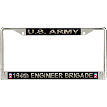 U.S. Army 194th Engineer Brigade License Plate Frame