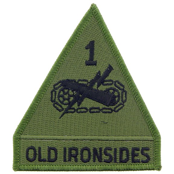 U.S. Army 1st Armored Division Patch Green 3"
