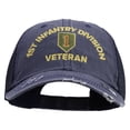 thumbnail image 1 of U.S. Army 1st Infantry Division Embroidered Low Profile Special Cotton Mesh Cap - Navy OSFM, 1 of 5