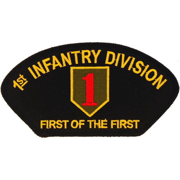 Eagle Emblems PM1362 Patch - Army, Hat, 1st Infantary - 5.25 x 3 in.