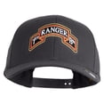 thumbnail image 1 of U.S. Army 1st Ranger Battalion Embroidered Retro Cotton Blend Snapback Cap - Charcoal OSFM, 1 of 5