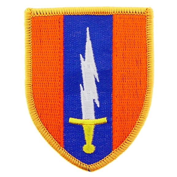 U.S. Army 1st Signal Brigade Patch Blue & Red 3"