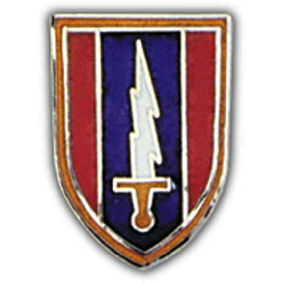 Eagle Emblems P14670 Pin - Army, 1st Signal Brigade - 1 in.