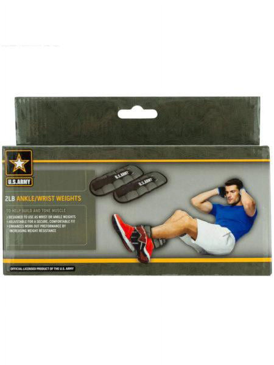 U.S. Army 2 Pound Ankle/Wrist Weights (Available in a pack of 4