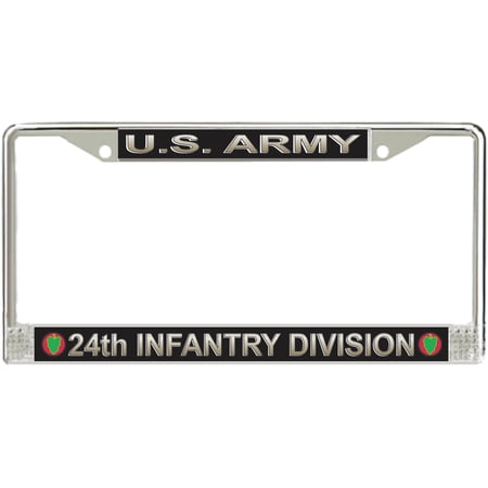 U.S. Army 24th Infantry Division License Plate Frame