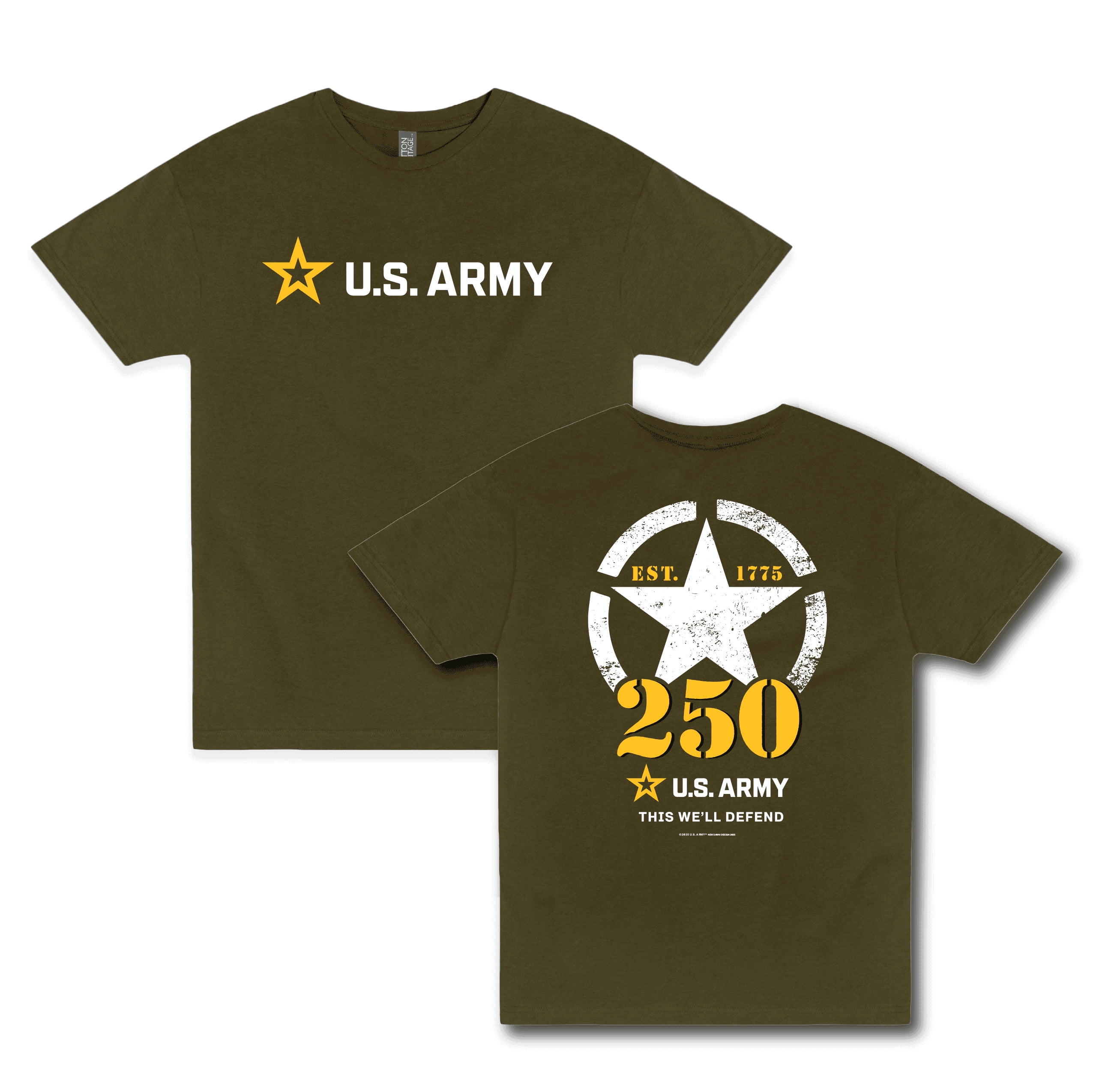 Immunity Anniversary Tee (Sand）M U.S. Army® 250th Anniversary Tee | Officially Licensed