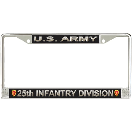 U.S. Army 25th Infantry Division License Plate Frame
