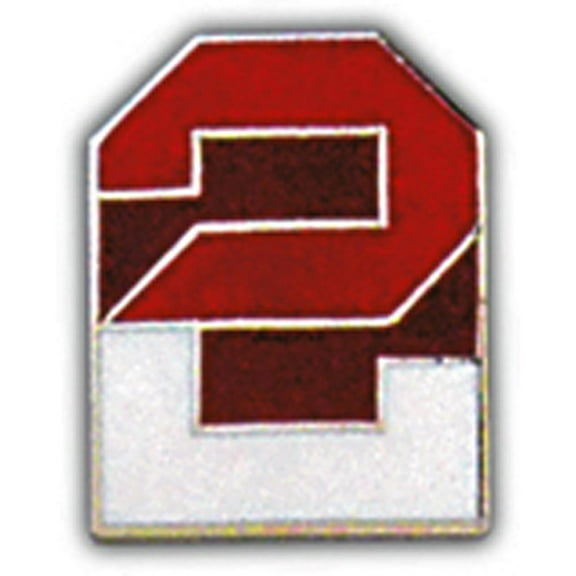 Eagle Emblems P15641 Pin - Army, 2nd - 1 in.