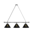 thumbnail image 1 of United States Army 3 Shade Billiard Light with Chrome FIxture, 1 of 5
