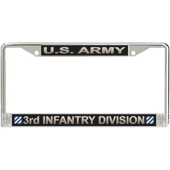 U.S. Army 3rd Infantry Division License Plate Frame