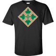 thumbnail image 1 of U.S. Army 4th Infantry Division T-shirt, 1 of 1