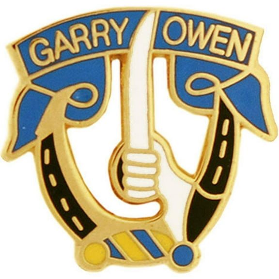 Eagle Emblems P15991 Pin - Army, 7th Cavalry Reg - Garry Owen - 1 in.