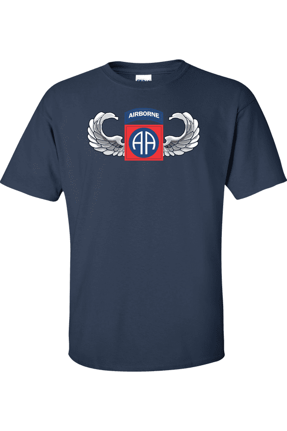 U.S. Army 82nd Airborn With Jump Wings T-shirt
