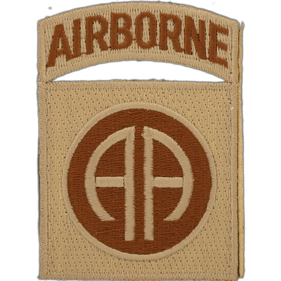 Eagle Emblems PM0599 Patch - Army, 82nd Airborne 3 - Desert - 3.25 in.