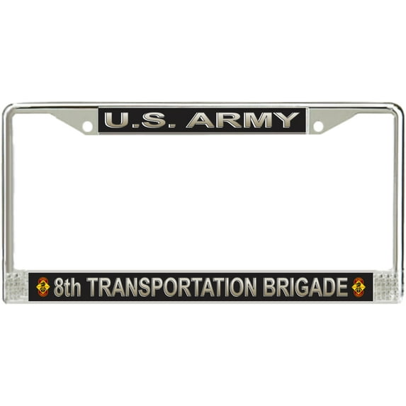 U.S. Army 8th Transportation Brigade License Plate Frame