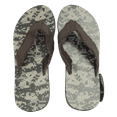 thumbnail image 1 of U.S. Army Adult Men Mossy Oak Camo Sandals Flip Flop Thong Camouflage Flip Flops (Size Small Brown Upper), 1 of 5